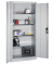 Stahlschrank 8920-052 S10202 lichtgrau 93,0 x 40,0 x 195,0 cm, aufgebaut